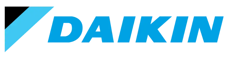 Daikin logo in blue text