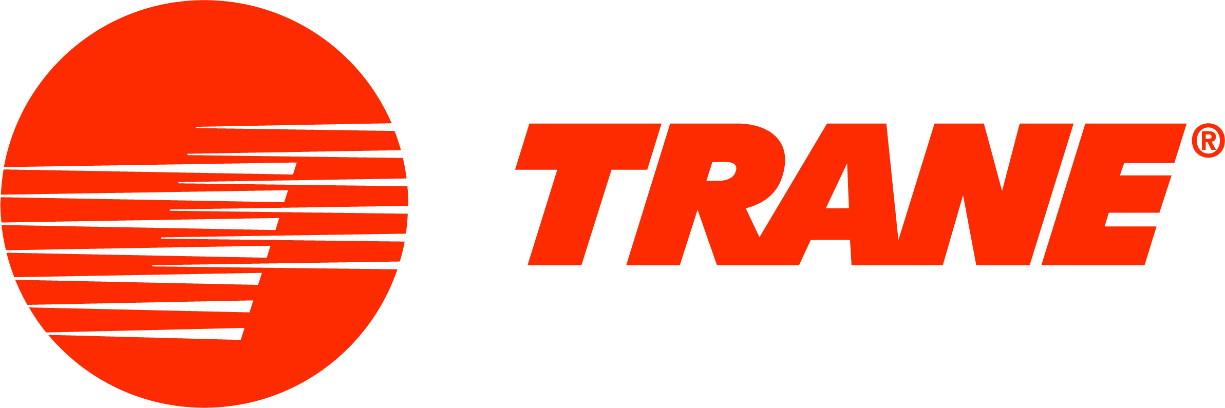 Red logo with 'TRANE' text
